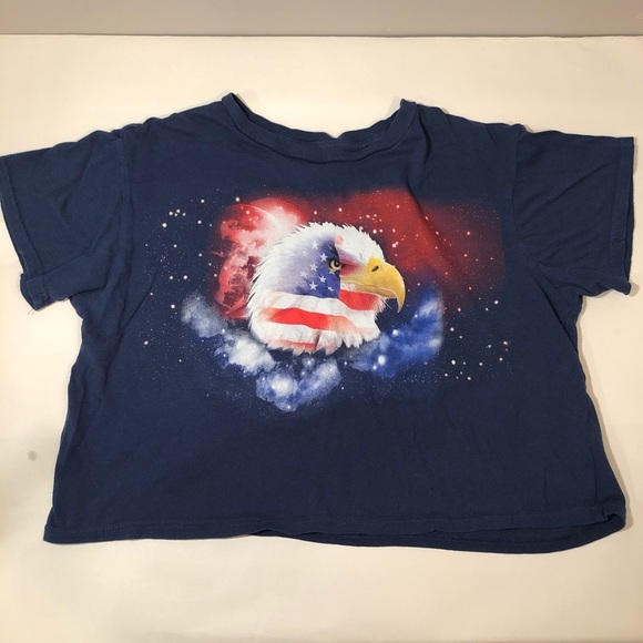 Freeze + Eagle Crop Top + Large - Picture 1 of 4